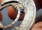 Уникальная монета от современного Левши.