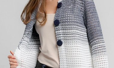 Вяжем кардиган спицами. Интересные фишки с сайта  Ламода