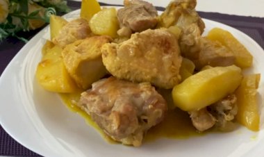 Вкусное блюдо из индейки с картофелем