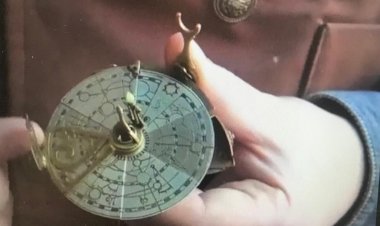 Портативные солнечные часы. 19 века!