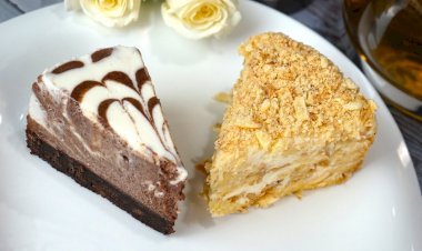 Как приготовить торт без выпечки, без духовки без заморочек.  Рецепт торта НАПОЛЕОН и ЗЕБРА.