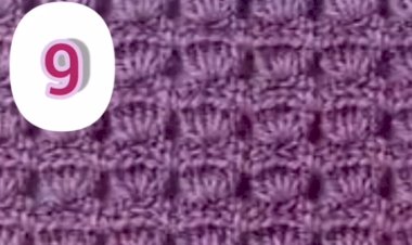 10 схем узоров крючком