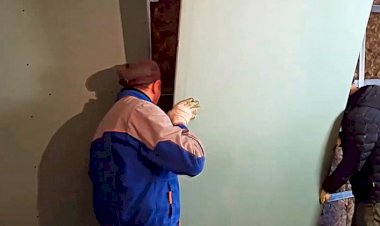 Выравнивание стен гипсокартоном Своими Руками. Стены из Гипсокартона все этапы. Утепление стен