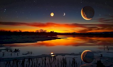 Венера и Луна