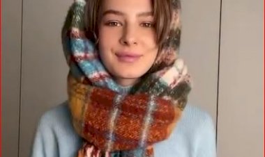 Как носить шарф вместо шапки?