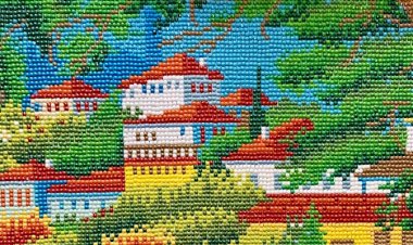 Моя первая алмазная мозаика из Светофора