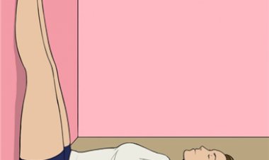 Ваше тело восстановиться - если всего на 10 минут поднять ноги на стену