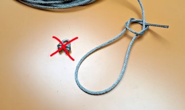 Как сделать петлю на стальном тросе своими руками