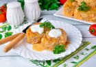 Ленивые голубцы с рисом капустой и куриным фаршем