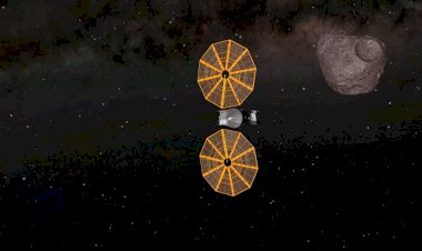 Люси в небесах с астероидами