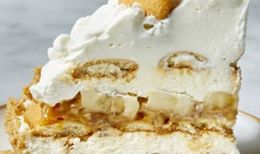 Пирог с банановым пудингом