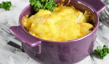 Жульен с курицей и грибами в духовке