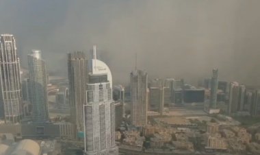 Апокалипсис сегодня Дубай накрыла песчаная буря