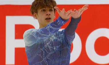 О лучших выступлениях мужчин на 4-м этапе Гран-при по фигурному катанию в Казани,  сезон 2023\2024