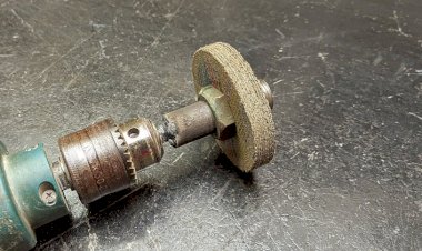 Не выбрасывайте остатки отрезных кругов. Как сделать шлифовальный круг своими руками