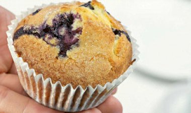 Маффины с голубикой и мускатным орехом