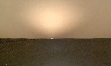 Закат на Марсе