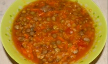 Как приготовить Чечевичный суп с томатами
