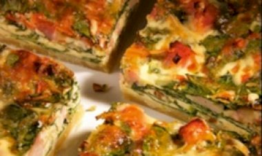 Как приготовить Киш лорен со шпинатом