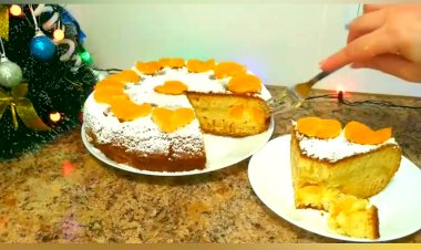 Торт на Новый год 2024 из мандаринов: потрясающий и яркий