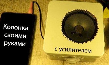 Колонка своими руками из подручных средств. Усилитель звука своими руками.