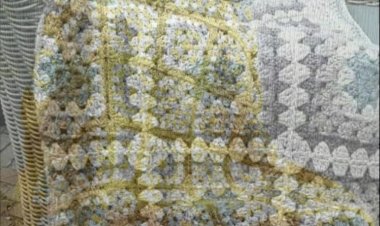 Уютные пледы в стиле "бабушкин квадрат"