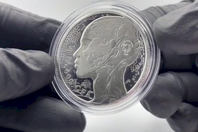 Монета созданная ИИ.