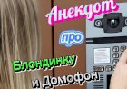 Анекдот про Блондинку и Домофон
