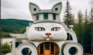 Воплощение кошек в дизайне предметов интерьера и мебели, модели дизайна в образе кошек