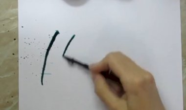 Каллиграфия рейсфедером - Юля #каллиграфия #colapen #calligraphy  #леттеринг #calligraphy