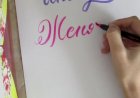 Каллиграфия брашпеном - имя Женя #леттеринг #брашпен #каллиграфия #lettering #brushpen