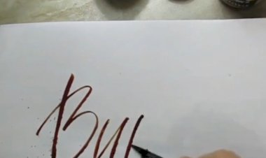 Каллиграфия рейсфедером имя Виктор #каллиграфия#calligraphy #calligraphy#foldedpen#colapen#rulingpen