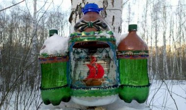 Кормушка для птиц как дартс или в качестве урны