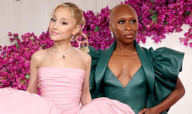 Гранде и Эриво представили своих «злых» персонажей на красной дорожке «Оскара»