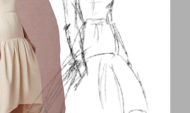 Fashion illustration sketch Paint Tool Sai #fashionillustration #sai #painttoolsai