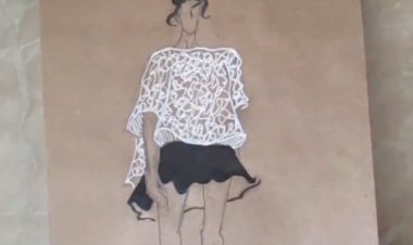 Sketchbook fashion illustration  #fashionillustration #oneweek100people  #sketch #sketchbook