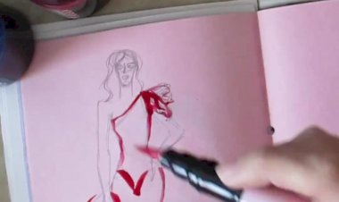 Draw fashion illustration sketch ink  #drawing #art #fashionillustration #inktober #sketch