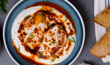 Яйца-пашот по-турецки, пошаговый рецепт