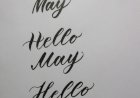 Lettering Hello  May #lettering #леттеринг  #handwriting #calligraphy