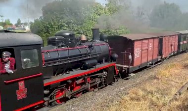 Двойная тяга! УЖД Паровозы с туристическим поездом