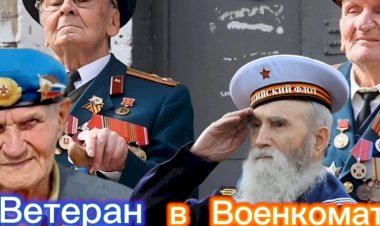 Ветеран в Военкомате!!!