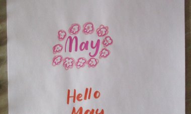 Lettering Hello  May #lettering #леттеринг  #handwriting #calligraphy