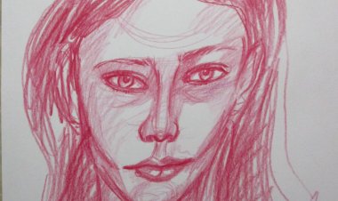 Портрет цветным карандашом #portrait #portraitart #drawing #sketch #art #draw #coloredpencils