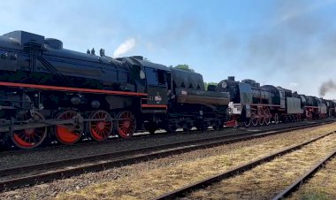 Большая сплотка паровозов!