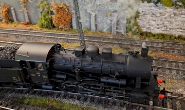 Паровоз с дымом и звуком. Великолепные модели поездов.