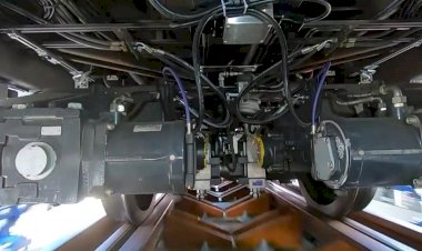 Смена колеи поезда, без замены колёс!