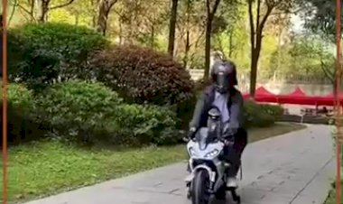 Хвостатый байкер