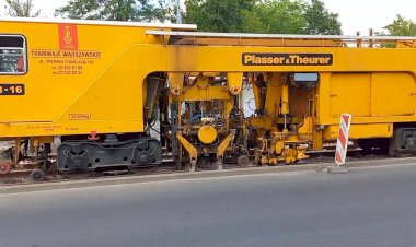 Рихтовка трамвайных путей