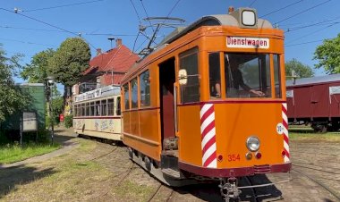 Буксировочный Трамвай в Депо