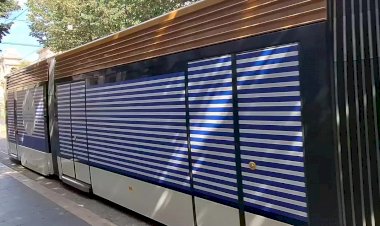 Трамвай Тельняшка в Марселе